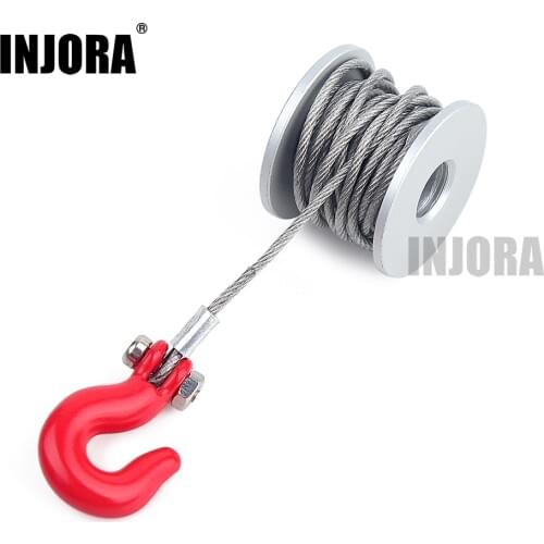 INJORA 25T Steering Gear Servo Winch Wheel Drum for 1/10 RC Crawler Car Traxxas TRX4 Axial SCX10 90046 D90 Tamiya MST
