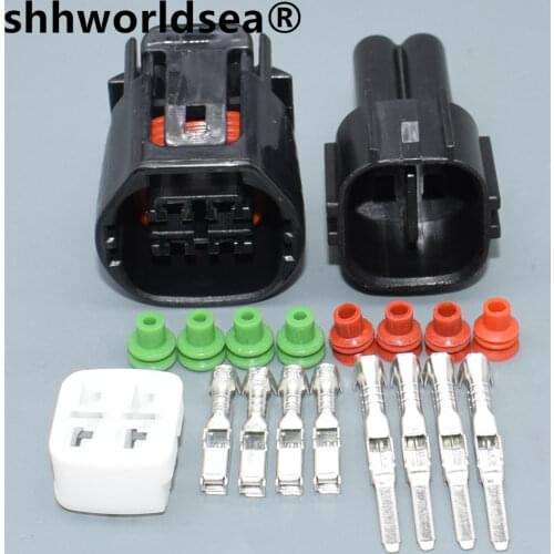Shhworldsea 4 Pin 2.2mm 6189-0694 Alternator Regulator Repair Harness Connector Socket For Honda Acura TOYOTA