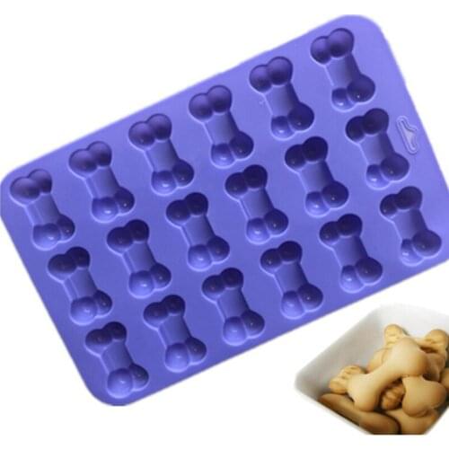 Silicone Mold Puppy Bone Bakeware Dog Cat Footprint Paw Shapes Cake Molds Cookie DIY Cake Decorating Baking Moulds Tools