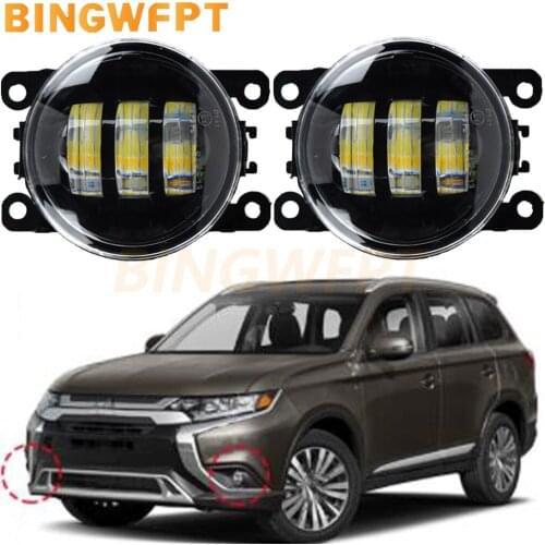 LED Fog Light Lamp Fog lamp For Mitsubishi Outlander II CW_W 2006-2012 Super bright assembly