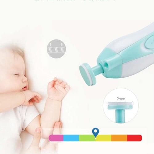 Nail Care baby Nail trimmers kids electric infant newborns toddlers Fingernails Manicure Toenail Pedicure Care with LED light