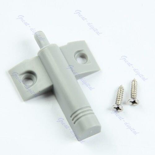 10Set/Lot Gray Kitchen Cabinet Door Drawer Soft Quiet Close Closer Damper Buffers + Screws