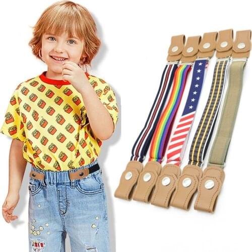 2021 Kids Belts for Child Buckle-Free Elastic Belt No Buckle Stretch Belt for Kids Toddlers Boys and Girls Adjustable Belts