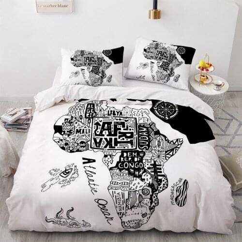 3D India Bedding Set Custom Design White Quilt Cover Sets Comforther Cases Pillow Cases 200*230cm Full Twin Double Size Queen