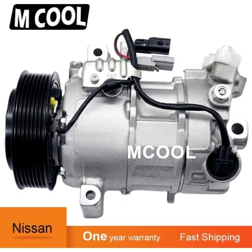 6SBH14C Auto AC Compressor For Car Nissan X-TRAIL Qashqai J11E Renault Scenic 1.6 926004EB0A 92600-4BE0A GE4471606893 926004EF0A