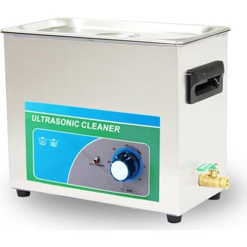 Commecial 6L Jewelry glasses Ultrasonic Cleaner Industrial motherboard 220v 180w Ultrasonic Cleaning Machine 1-30min Time set