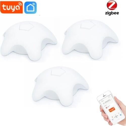 Zigbee 3.0 Water Detector Leakage Sensor Alarm Leak Detector Sound Tuyasmart Smart Life APP Flood Alert Overflow Security