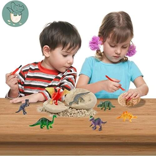 Dinosaur Toys Dino Egg Dig Kit Kids Gifts Break Open Unique Dinosaur Eggs Cute Archaeology STEM Toys Gifts for Boys Girls Toys
