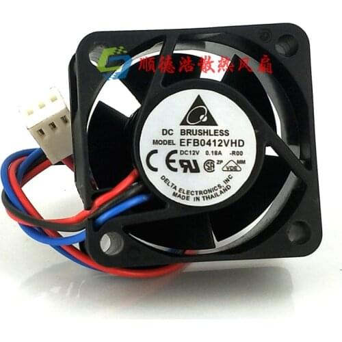 EFB0412VHD R00 4020 12V 0.18A Dual ball high to fan