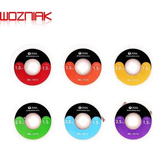2UUL Desoldering Wick Disc Type for mobile phone repair welding Tin absorbing wire Cleaning residue