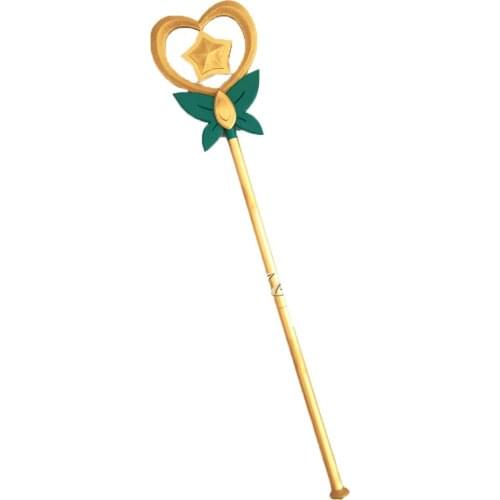 Game LOL Star Guardian Lulu Cosplay Wand Stick Staff Props Weapon Cosplay Prop for Hallween Carnival Christmas Fancy Party Event