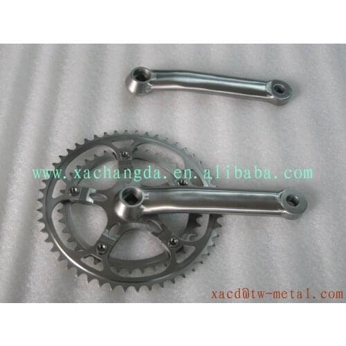 Chinese Titanium Crank Set Titanium Taper Squared Crank Chainwheel bicycle parts 170mm Crank Arm and Spider