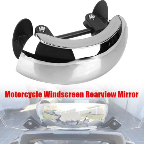 180 Degree Motorcycle Accessories Motorcycle Windscreen Auxiliary Blind Spot Mirror Safety Rearview Mirror Universal Wide Angle