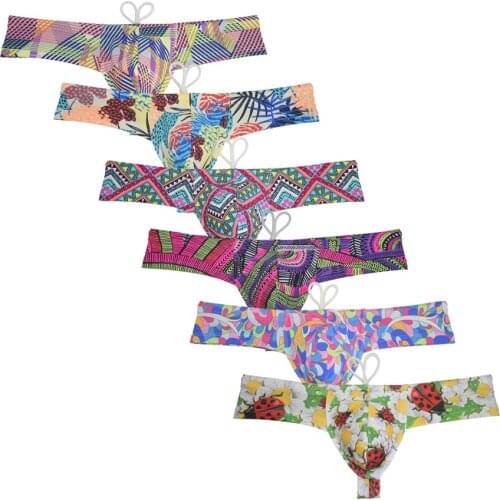 Mens Swimwear Skimpy Boxers Brazilian Surf Board Underwear Sexy Micro Bikini Cheeky Swim Trunks 1/3 Rear