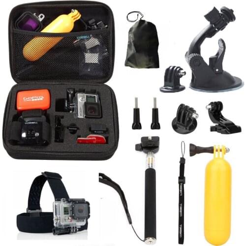 Action Camera Accessories Set Kits For Go Pro Hero 9 8 7 6 5 4 3+/3 Gopro SJ4000 SJ8000 SJ7 SJ8 for Xiaomi Yi Soocoo Eken Cam