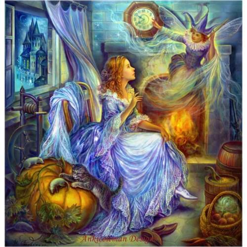 Needlework for Embroidery by Ankicoleman DIY DMC High Quality - Counted Cross Stitch Kit 14 ct Oil painting - Cinderella