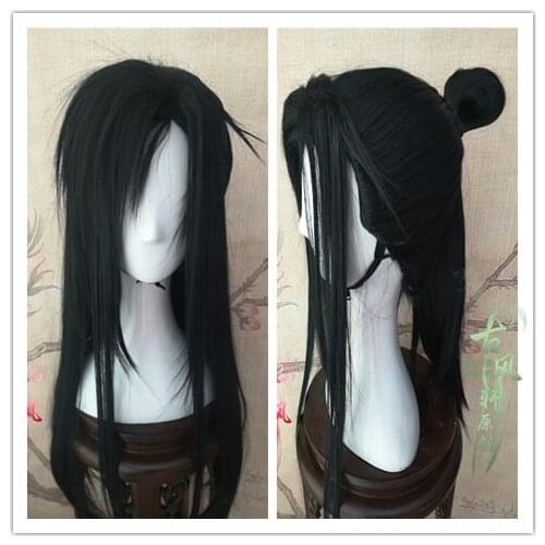 New Grandmaster of Demonic Cultivation MDZS The Untamed Wuxian Wangji Cosplay Hair Wig