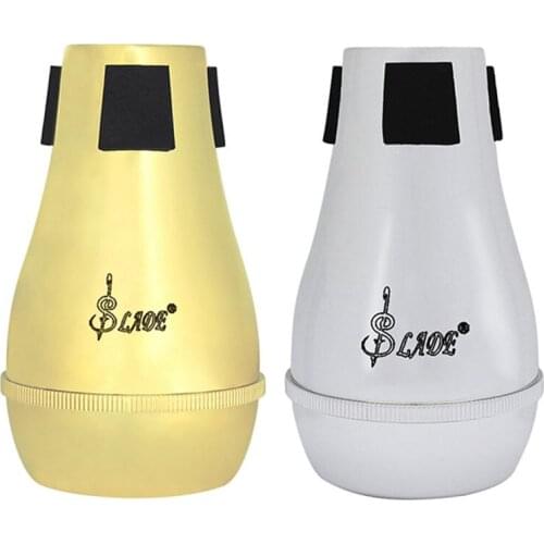 New SLADE Practice Trombone Straight Mute Silencer Mute ABS Material for Alto Tenor Trombones
