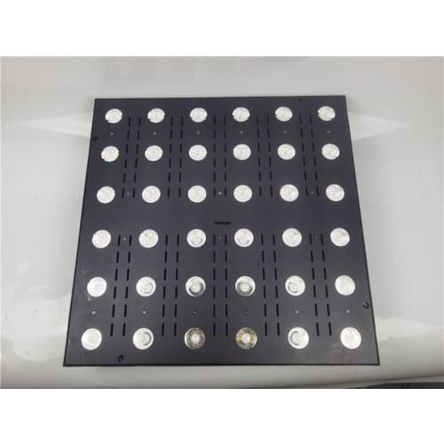 Promotional 25pcs x 10W warm white Led wash cob Blinder Matrix beam + 16x0.2W rgb 3in1 strobe Disco stage Wedding light