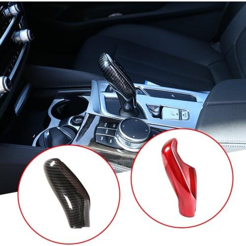 RHD and LHD Car Speed Gear Shift Knob Head Cover Trim,Carbon ABS,For BMW 5 6 7 Series GT G32 G30 G11 G12 X3 X4 G01 G02 2016-2021
