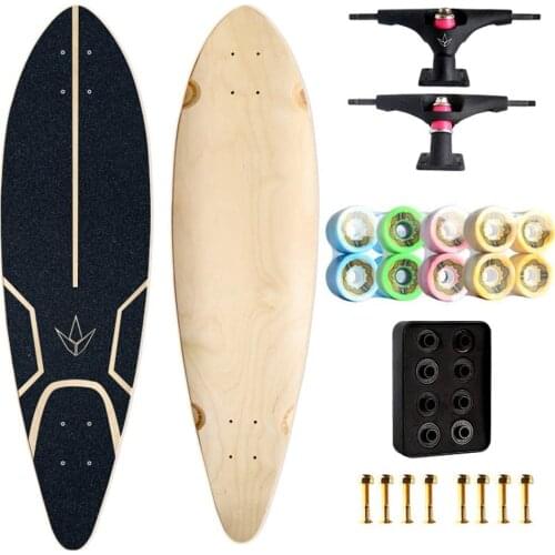 Land Surfing Skateboard , Maple Skateboard 35 Inches Long Skateboard, City Road Carver Land Cruiser ,The Best Choice for Surfers