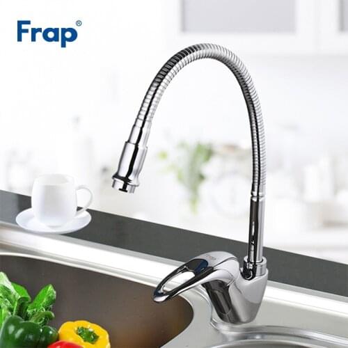 FRAP New Arrival Kitchen Faucet Cold and Hot Water Sink Mixer Tap 360 Swivel Kitchen Single Handle Tap Torneira Cozinha F4303-1