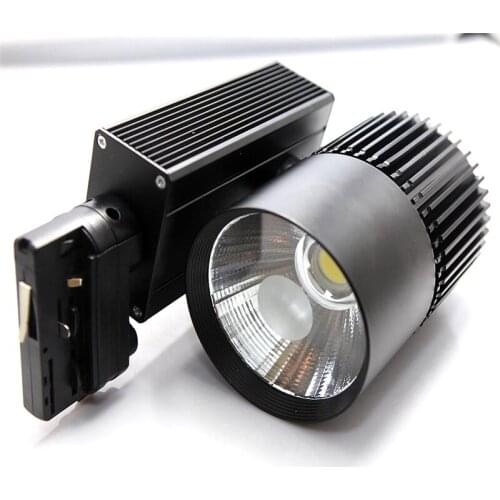 SNYKA 4Wires 3 Phase 35W 40W COB LED Track Light Track Rail LED Spot Light Clothing Store Lights Industrial Lighting Wall Lamp