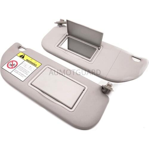 Overhead Console Interior Sunvisor With Mirror Front Visor Assembly For Peugeot 301 Citroen Elysee(2014-2017) Sun Visor