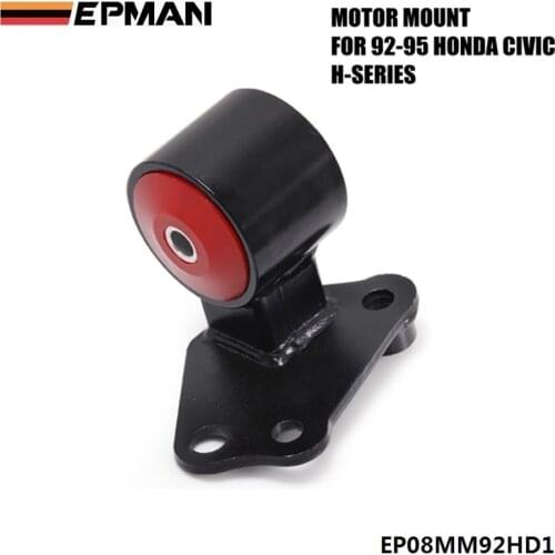 EPMAN TRANSMISSION CONVERSION MOTOR MOUNT RED FOR 92-95 HONDA CIVIC EG EJ DELSOL AT TO MT EP08MM92HD1