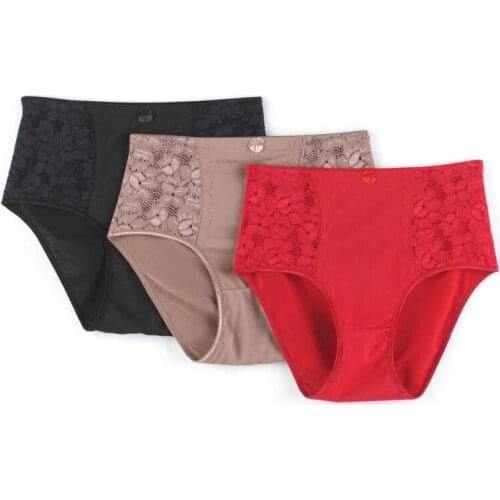 2pcs/Set Panties Women Sexy Pants Waist Comfortable Underwear Plus Size Briefs Multi-Color Selection Underwear MLXL2XL3XL