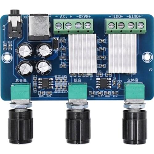 XH-A355 Yamaha 2.1 channel Stereo Audio Digital power amplifier board Bass subwoofer AMP 10WX2+20W home theater