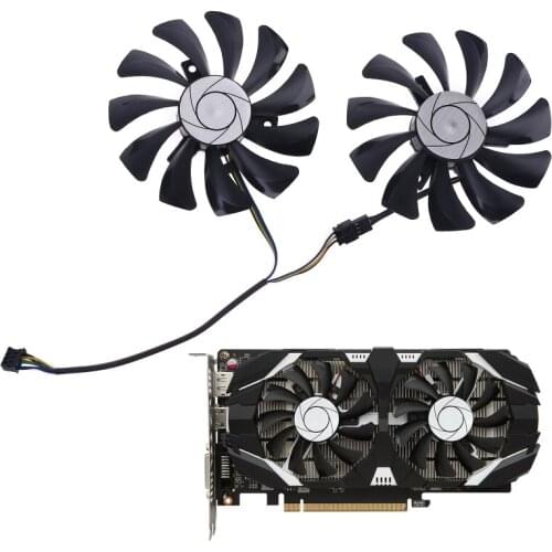 1 Pair 85mm HA9010H12F-Z 4Pin Cooler Fan Replacement for MSI GTX 1060 OC 6G GTX 960 P106-100 P106 GTX1060 GTX960 Graphics Card F