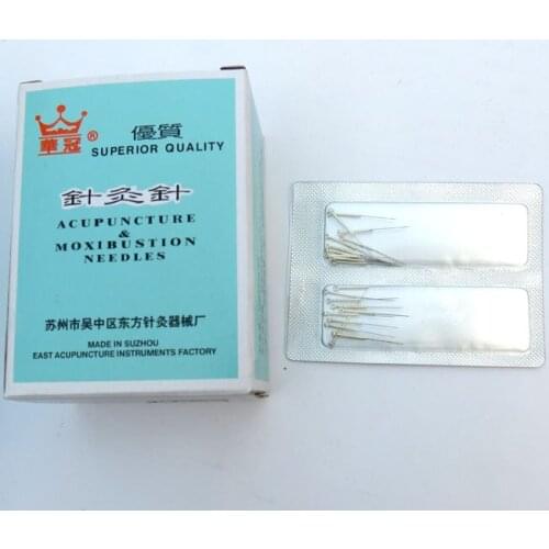 200 pcs HuaGuan Superior quality acupuncture&moxibustion needles beauty massage acupuncture needles