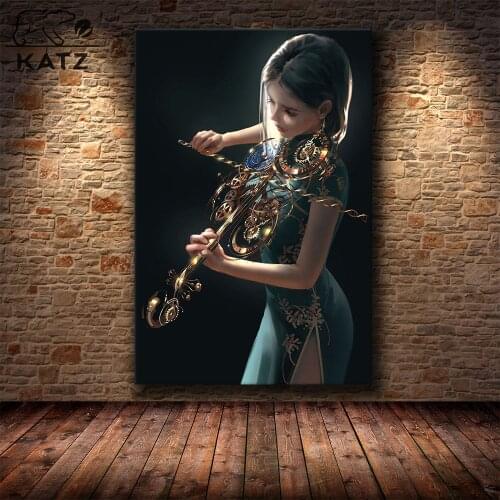 5D Diy Diamond Painting Anime Character Picture Diamond Mosaic Violin Playing Toy Diamond Embroidery Cross Stitch Home Deco