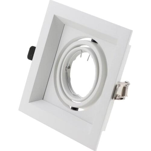 Free Ship 2pcs Spot Encastrable Gu10 Kits 360 Rotation GU10 Spotlight Fxitures Aluminum Led Fittings