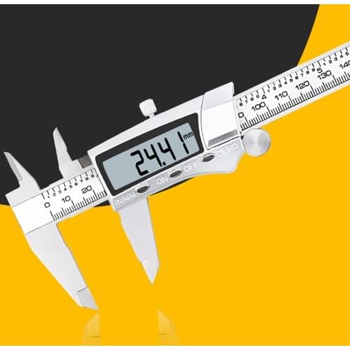 Industrial level metal case Stainless Steel Digital Caliper 0-150mm 200mm 300mm Electronic slide caliper micrometer gauge