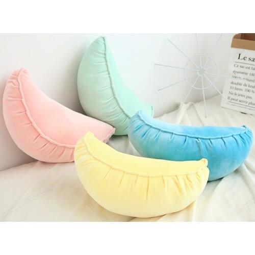 Simulation Dumplings Pillow Plush Stuffed Soft Baby Toy Cartoon Doll Kids Girl Birthday Gift Pillow Toy Food Plush Girls Gifts