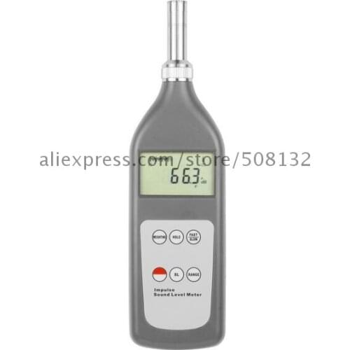 Impulse Sound Level Meter LANDTEK SL-5868I Time Weighting Fast (F), Slow (S), Impulse (I) 25dB~130dB