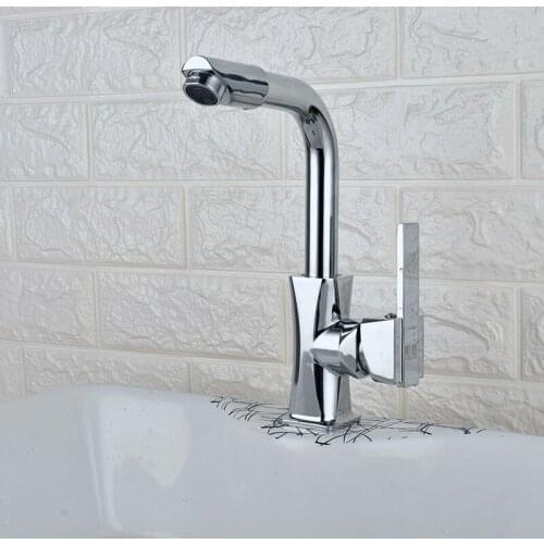 Ming-chu basin hot and cold faucet copper washbasin washbasin faucet bathroom single handle basin faucet
