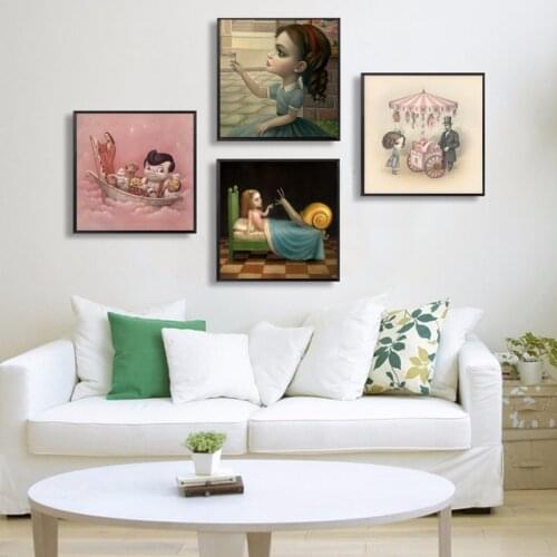 Dead Characters By Mark Ryden Paintings Girl A Couch Posters And Prints Decorative Wall Art Pictures For Living Room Home Decor