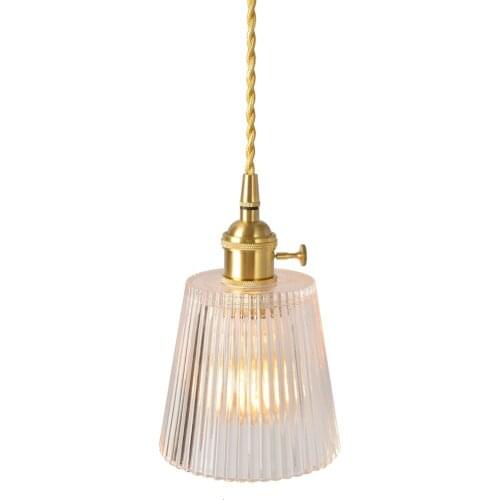 Minimalist Clear Glass Hanging Lamp For Living Decorative hanging lamp