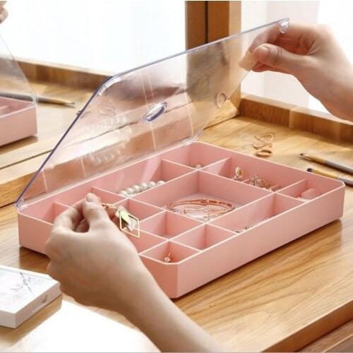 Multi-grid Plastic Storage Box Jewelry Display Beads Earring Case Organizer DIY Jewelry Accessories Storage Supplies