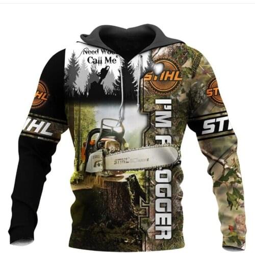 Fashion Sweatshirt Magical Chain Saw Camo 3D Mens and Womens Printed Hoodie Fall Winter Harajuku Casual Zip Jacket