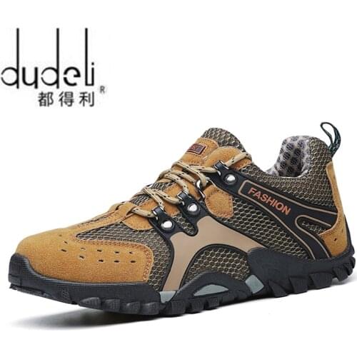 Large Size 38-46 Mens Hiking Shoes Breathable Outdoor trekking shoes sneakers Men Mountain climbing shoes zapatillas hombre