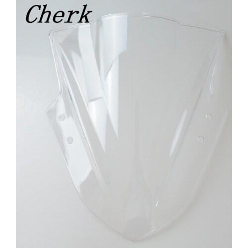 New Clear Motorcycle Double Bubble Windshield Windscreen Fairing For Kawasaki Ninja 300 EX300 EX 300R 2013 2014 2015 2016