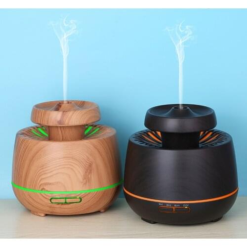 New Wood Grain L9 Aroma Diffuser Household Car Ultrasonic Humidifier USB Automatic Spray Diffuser