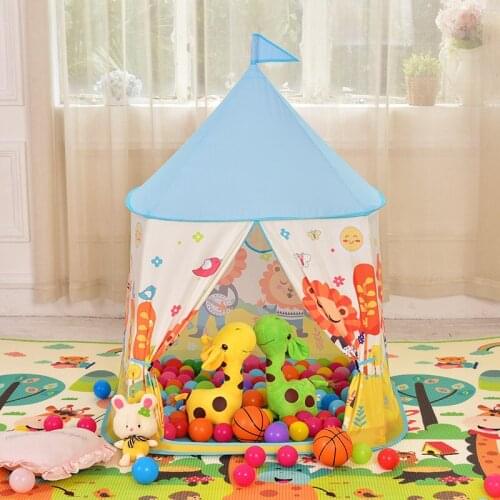 Childrens Tent Indoor Game Room Boys and Girls Baby Square Lion Toy Yurts Kids Tent Teepee Play Tent