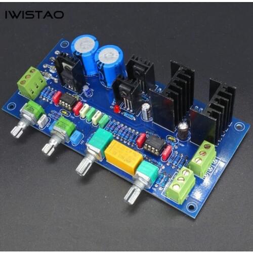 IWISTAO Tone Adjustment Board NE5532 Bass Middle Treble Volume Adjustments HIFI Audio Upgrade Your System DIY