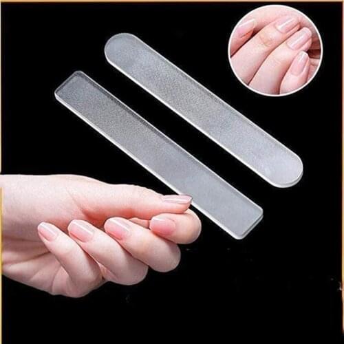 Nano Polished Glass Nail File Nano Glass Nail Files Crystal Nail Buffer Shine Polisher For Natural Fingernails Toenails Supplies