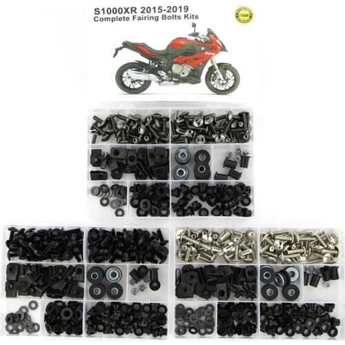 Fit For BMW S1000XR 2015 2016 2017 2018 2019 Motorcycle Complete Full Fairing Bolt Kit Bodywork Screws Nuts Fairing Clips Steel